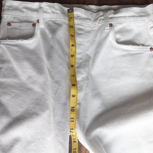 NEW Rails Topanga Straight High Rise Jeans in Salt White Distress, Size 31 - Picture 8 of 11